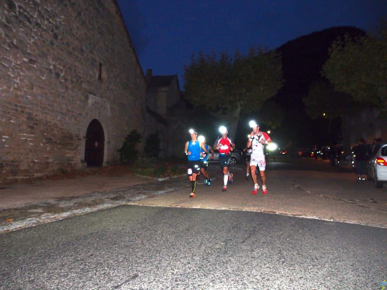 Passage de la course à Peyreleau