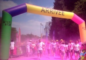 Arrivée Color Run 