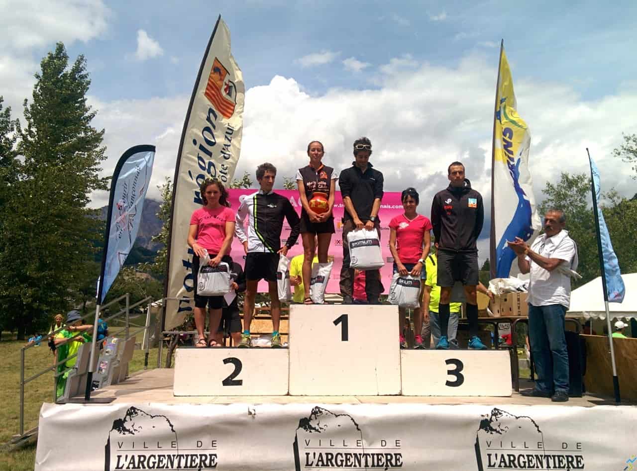 Podium 28 km Tour des Lacs 