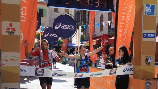 55 km - Championnats de France de Trail 2016 - St Martin Vésubie crédit : Photo Yves-marie Quéméner © Y-M Quéméner Pas d'utilisation pub ou PLV Usage presse dans le cadre d'un article d'actualité sur le 55 km