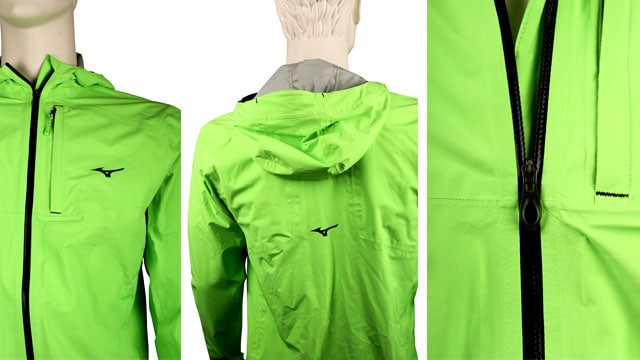 détails veste mizuno impermeable 20k