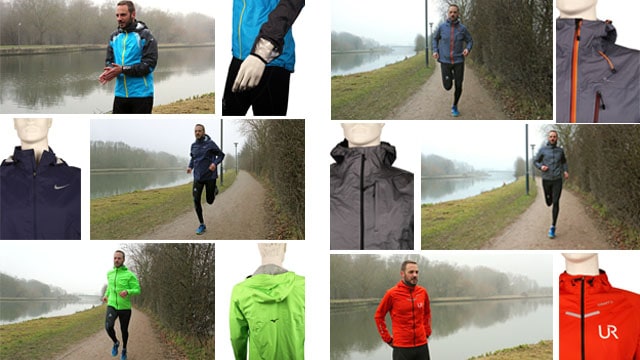 Vestes running, trail veste imperméable, coupe vent running homme