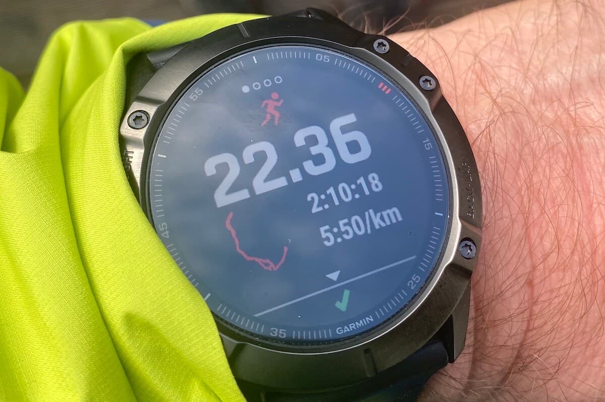 garmin fenix 6 course à pied