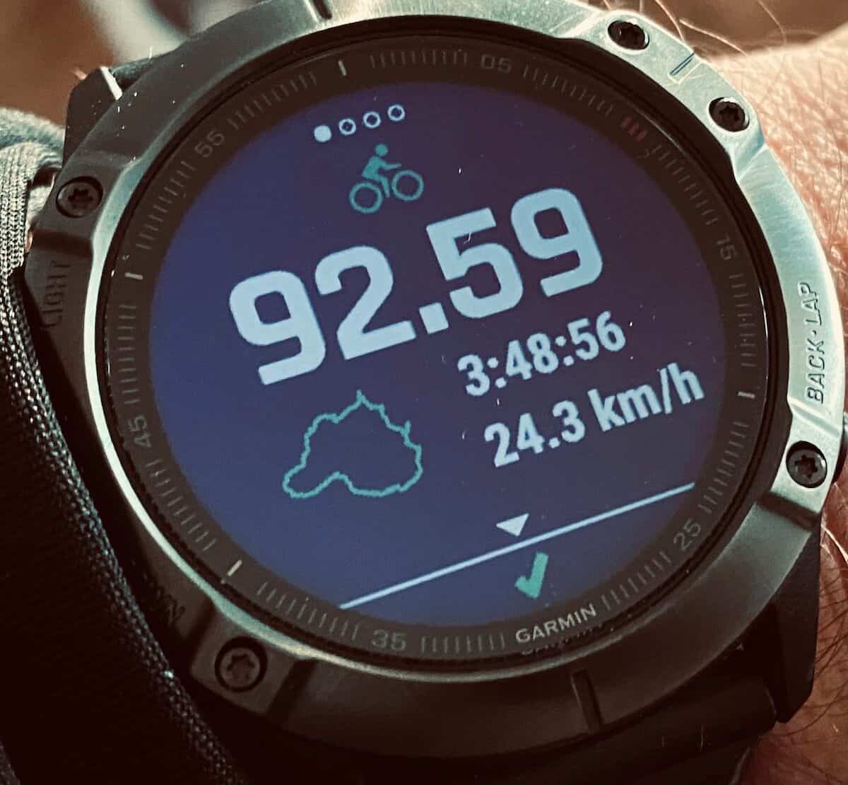 garmin fenix 6 cyclisme